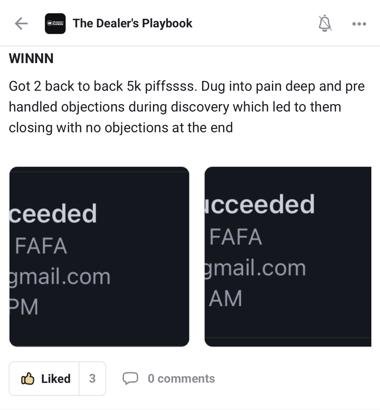 Student Win Success Story